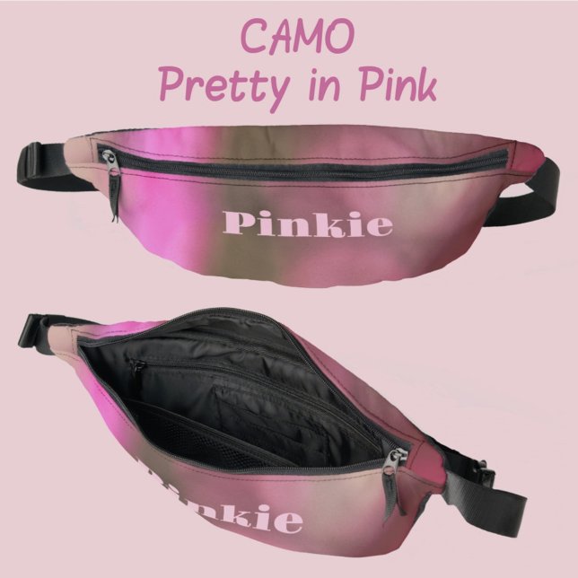 Riñoneras Camuflaje Camo de Moda Rosa y Taupe (Subido por el creador)