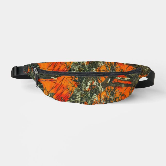 Riñoneras Camuflaje de hoja naranja (Anverso)