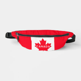 Riñoneras CANADA. Bandera canadiense. Patriótico. Fanny Pack