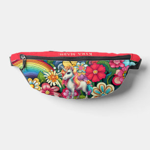 Riñoneras Chicas cortos unicornio agregar nombre