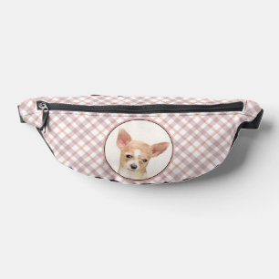 Riñoneras Chihuahua Smooth Coat Pintura Original De Perro