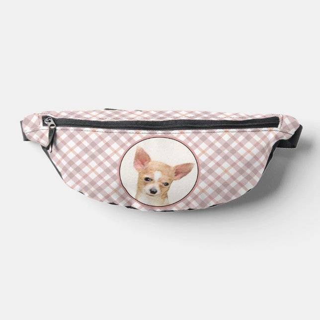 Riñoneras Chihuahua Smooth Coat Pintura Original De Perro (Distribución)