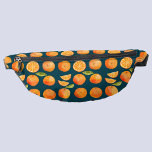 Riñoneras Citrus Naranjas<br><div class="desc">Delicioso patrón de naranjas cítricos frutales. Arte original de Nic Squirrell.</div>