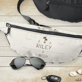 Riñoneras Coastal Sand Vintage Van Surfer Crew Minimalist