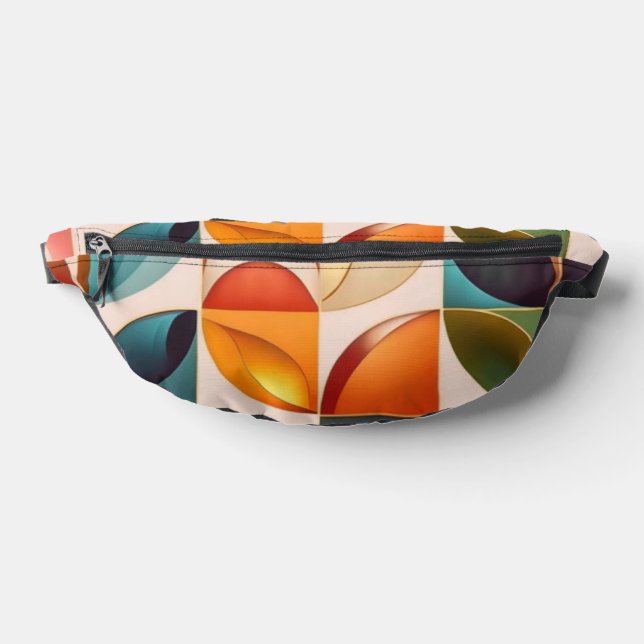 Riñoneras Colección de plazas retro abstractas populares (Distribución)