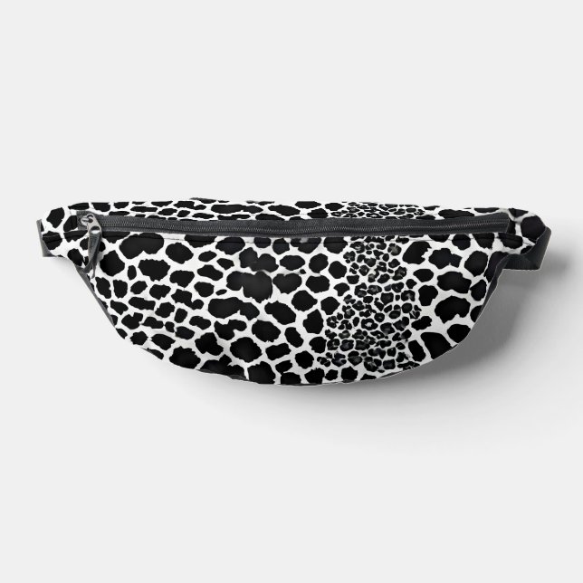 Riñoneras Colección elegante de Leopardo Blanco Moderno de l (Distribución)