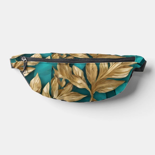 Riñoneras Colección moderna turquesa dorada Boho deja colecc (Distribución)