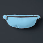Riñoneras Color sólido cielo azul bebé<br><div class="desc">Fanny Pack Storage Bag impresión estilo de coser y diversión casual accesorio de la declaración de moda impreso con el ilustracion de diseño de arte gráfico Baby Blue Sky Solid Color y selecto colección de productos de TheFabricSeal print on demand shop Zazzle.com #ZazzleMade https://www.zazzle.com/store/thefabricseal TheFabricSeal ©️ Original. El azul bebé...</div>