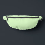 Riñoneras Color sólido de hoja de té verde pastel<br><div class="desc">Fanny Pack Storage Bag de impresión estilo de coser y accesorio de declaración de moda informal impreso con ilustracion de diseño de arte gráfico Pastel Green Tea Leaf Solid Color y selecto colección de productos por TheFabricSeal print on demand shop en Zazzle.com #ZazzleMade https://www.zazzle.com/store/thefabricseal TheFabricSeal ©️ Original. El Tea Green...</div>