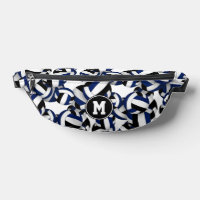 colores monogramados del equipo azul de voleibol n