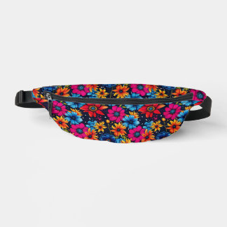 Riñoneras Colorful Boho Floral Elegance: Vibrant Mandala