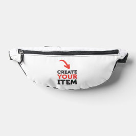 Riñoneras CREA-TU-PROPIO DIY Personalizado carga tu diseño