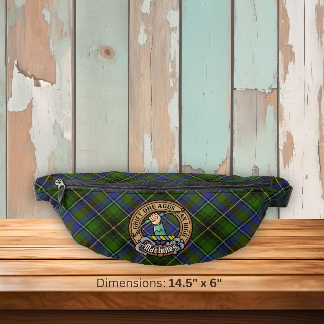 Riñoneras Crest de Clan MacInnes sobre tartán (Subido por el creador)