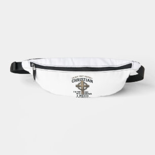 Riñoneras Cruz Cristiana Corona de Espinas Camiseta de Fe Vi