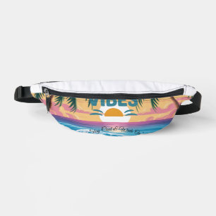 Riñoneras Cuaderno tropical de ondas de verano
