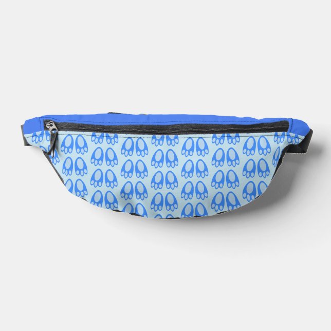 Riñoneras Cute Blue Baby Boy Bunny Feet Easter Patterned (Distribución)