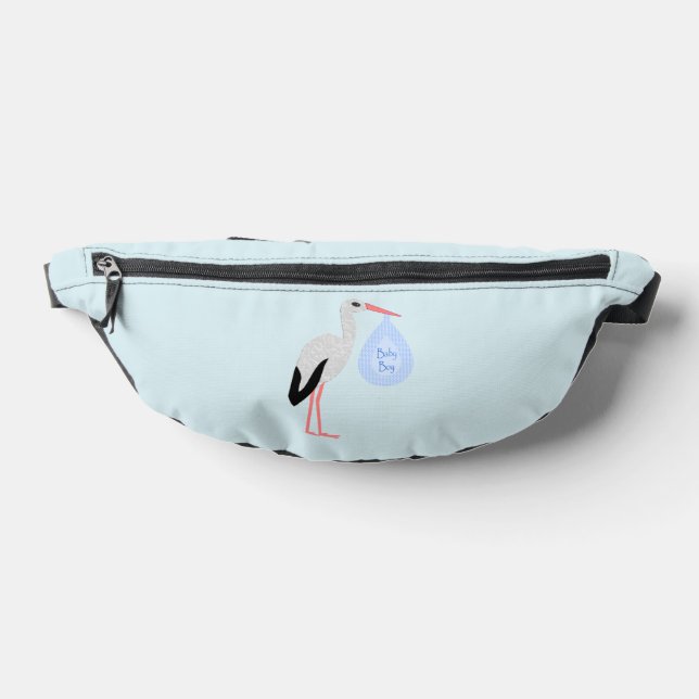 Riñoneras Cute Blue Baby Boy Stork (Distribución)