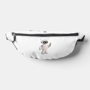 Riñoneras Cute Robot Mechanic Fanny Pack - Funny Sci-Fi Bot