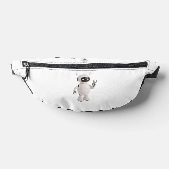 Riñoneras Cute Robot Mechanic Fanny Pack - Funny Sci-Fi Bot (Distribución)