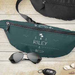 Riñoneras Deep Ocean Vintage Van Surfer Crew Minimalist