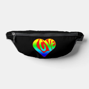 Riñoneras Día de San Valentín Corazón Colorido Amor