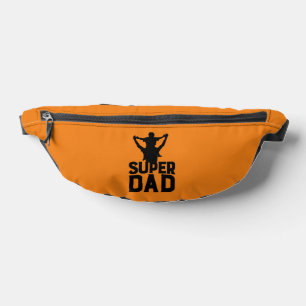 Riñoneras Día del Padre Feliz 2024 del naranja Super Dad