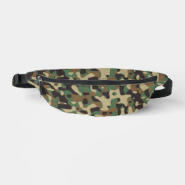 Riñoneras Digital Woodland Military Camouflage Pattern