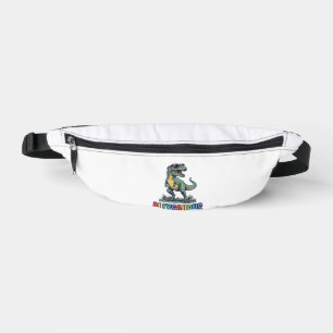 Riñoneras Diseño de camiseta de gafas de sol de dinosaurio v