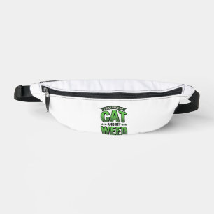 Riñoneras Diseño de camiseta de grabado vintage de gato y hi