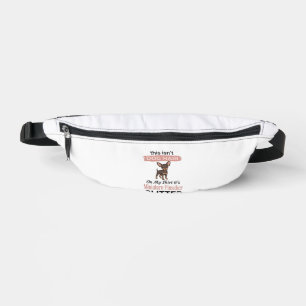 Riñoneras Diseño de camiseta divertida de Pinscher Miniatura
