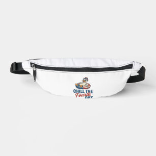 Riñoneras Diseño de camiseta flotante del pato patriótico de