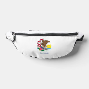 Riñoneras Diseño de la bandera del estado de Illinois