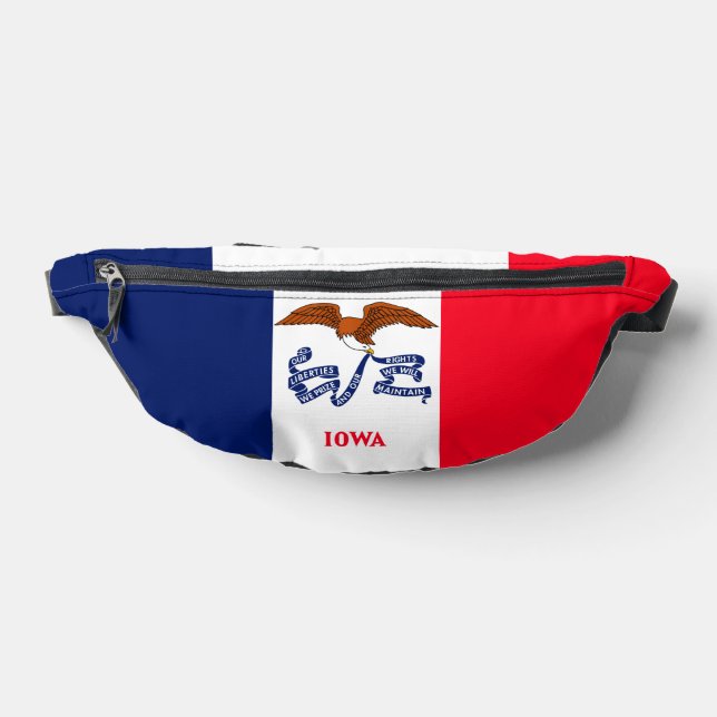 Riñoneras Diseño de la bandera del estado de Iowa (Distribución)