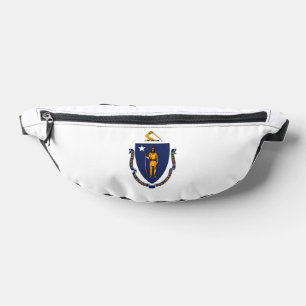 Riñoneras Diseño de la bandera del estado de Massachusetts