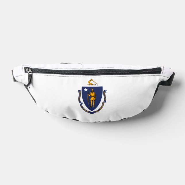 Riñoneras Diseño de la bandera del estado de Massachusetts (Distribución)