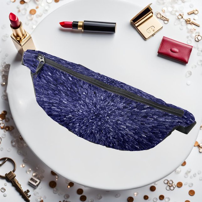 Riñoneras Diseño moderno y chic en azul oscuro, efecto brill (Subido por el creador)