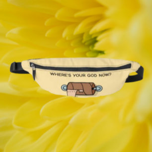 Riñoneras ¿Dónde está tu Dios ahora? – Papel higiénico diver