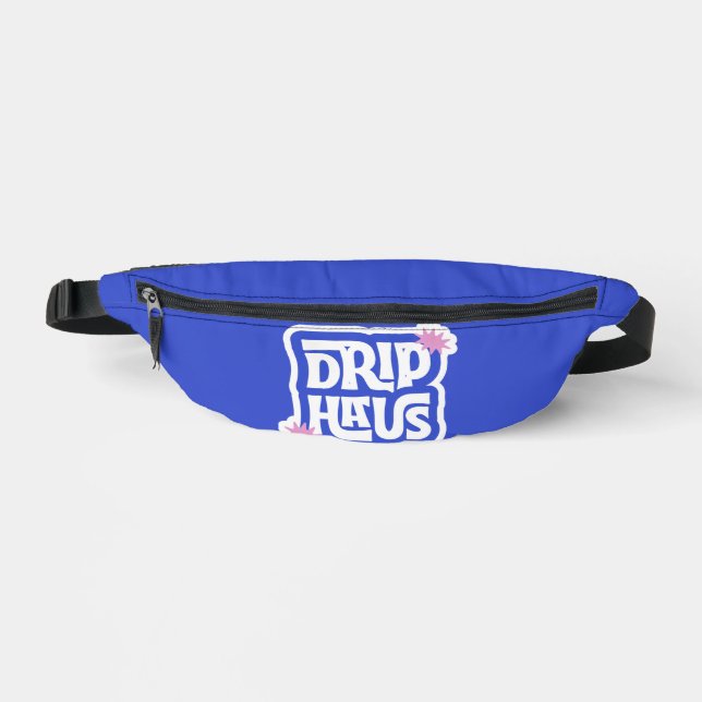 Riñoneras Drip Haus – Logotipo Retro Divertido (Anverso)
