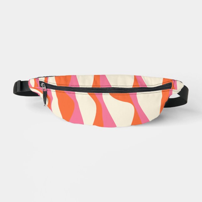 Riñoneras Ebb y Flow 4 - Rosa, Naranja y Crema (Anverso)