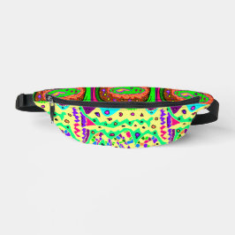 RIÑONERAS EL ARTE ABSTRACTO DIVIDE MUCHOS COLORES