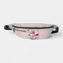 El flamingo blanco al estilo personalizado,