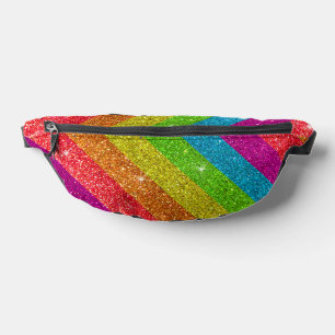 Riñoneras El orgullo gay LGBT el Purpurina arcoiris Glam Lux