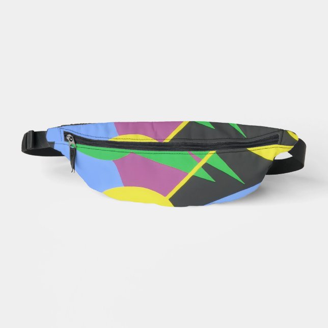 Riñoneras Electric Evening Jolt Waist Fanny Pack (Anverso)