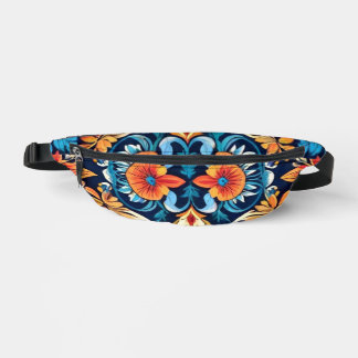 Riñoneras Elegancia Floral Boho Colorida: Mandala Vibrante