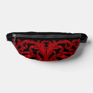 Riñoneras Elegante, Ornate Antique Red