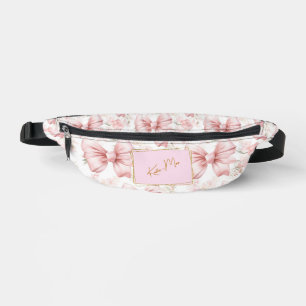 Riñoneras Elegante Whimsical Personalizado Coquette Bow