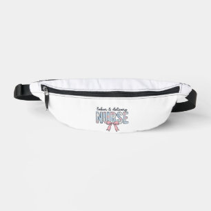Riñoneras Enfermera de Labor y Parto Lazo Floral Camiseta Vi