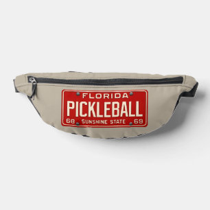 Riñoneras Equipo de Pickleball   Placa de Matrícula Retro Ro