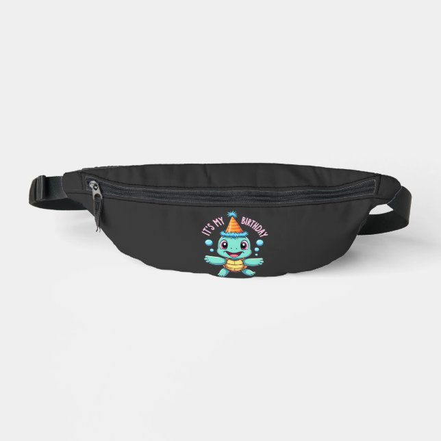 Riñoneras Es Mi Cumpleaños Tortuga De Mar Linda Cumpleaños D (Anverso)