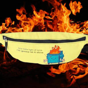 Riñoneras Esta pequeña luz: Diseño de incendio en un contene